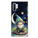 Samsung Galaxy Note 10 Plus Stars Moon Starry Night Space Gnome Hybrid Protective Phone Case Cover
