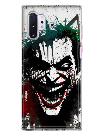 Samsung Galaxy Note 10 Laughing Joker Painting Graffiti Hybrid Protective Phone Case Cover