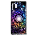 Samsung Galaxy Note 10 Plus Mandala Geometry Abstract Galaxy Pattern Hybrid Protective Phone Case Cover