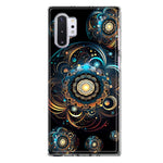 Samsung Galaxy Note 10 Plus Mandala Geometry Abstract Multiverse Pattern Hybrid Protective Phone Case Cover