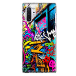 Samsung Galaxy Note 10 Plus Urban Graffiti Street Art Painting Hybrid Protective Phone Case Cover