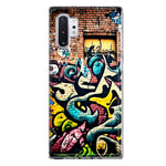 Samsung Galaxy Note 10 Urban Graffiti Wall Art Painting Hybrid Protective Phone Case Cover