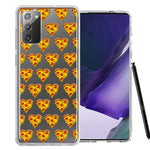 Samsung Galaxy Note 20 Pizza Hearts Polka dots Design Double Layer Phone Case Cover