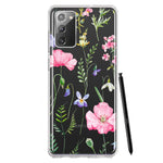 Samsung Galaxy Note 20 Spring Pastel Wild Flowers Summer Classy Elegant Beautiful Hybrid Protective Phone Case Cover