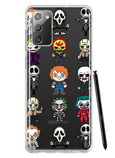 Samsung Galaxy Note 20 Cute Classic Halloween Spooky Cartoon Characters Hybrid Protective Phone Case Cover