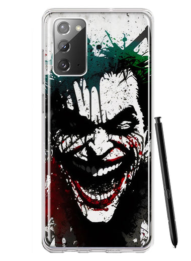 Samsung Galaxy Note 20 Laughing Joker Painting Graffiti Hybrid Protective Phone Case Cover