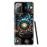 Samsung Galaxy Note 20 Mandala Geometry Abstract Multiverse Pattern Hybrid Protective Phone Case Cover