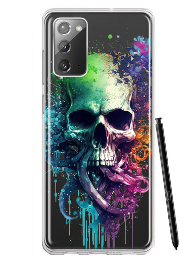 Samsung Galaxy Note 20 Fantasy Octopus Tentacles Skull Hybrid Protective Phone Case Cover