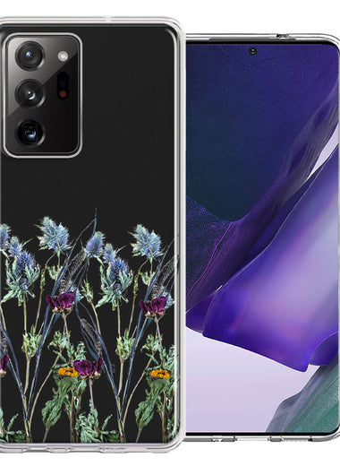 Samsung Galaxy Note 20 Ultra Country Dried Flowers Design Double Layer Phone Case Cover