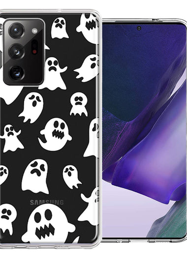 Samsung Galaxy Note 20 Ultra Halloween Spooky Ghost Design Double Layer Phone Case Cover