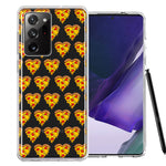 Samsung Galaxy Note 20 Ultra Pizza Hearts Polka dots Design Double Layer Phone Case Cover