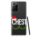 Samsung Galaxy Note 20 Ultra Christmas Funny Ornaments Couples Chest Nuts Hybrid Protective Phone Case Cover