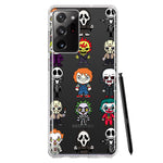 Samsung Galaxy Note 20 Ultra Cute Classic Halloween Spooky Cartoon Characters Hybrid Protective Phone Case Cover