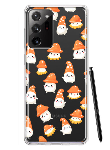 Samsung Galaxy Note 20 Ultra Cute Cartoon Mushroom Ghost Characters Hybrid Protective Phone Case Cover