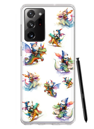 Samsung Galaxy Note 20 Ultra Cute Fairy Cartoon Gnomes Dragons Monsters Hybrid Protective Phone Case Cover