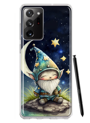 Samsung Galaxy Note 20 Ultra Stars Moon Starry Night Space Gnome Hybrid Protective Phone Case Cover