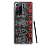 Samsung Galaxy Note 20 Ultra Cute Halloween Spooky Horror Scary Characters Friends Hybrid Protective Phone Case Cover