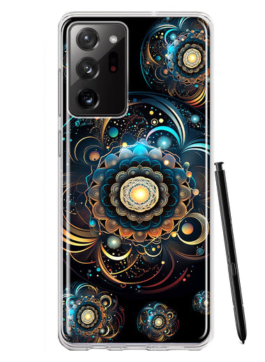 Samsung Galaxy Note 20 Ultra Mandala Geometry Abstract Multiverse Pattern Hybrid Protective Phone Case Cover