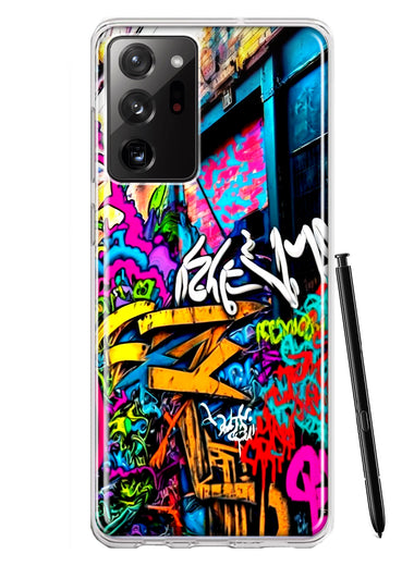 Samsung Galaxy Note 20 Ultra Urban Graffiti Street Art Painting Hybrid Protective Phone Case Cover
