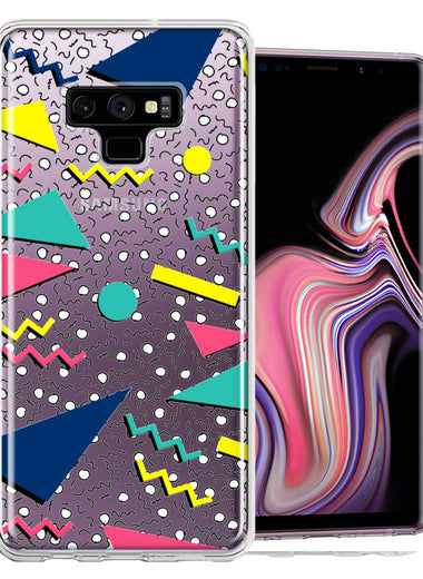 Samsung Galaxy Note 9 90's Swag Shapes Design Double Layer Phone Case Cover