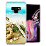 Samsung Galaxy Note 9 Beach Message Bottle Design Double Layer Phone Case Cover