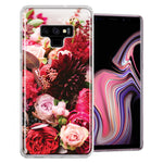 Samsung Galaxy Note 9 Colorful Flowers Design Double Layer Phone Case Cover