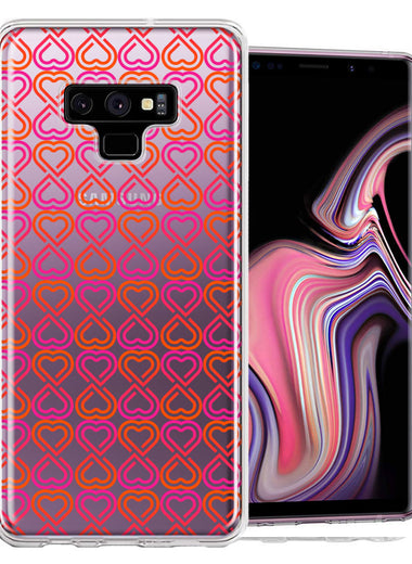 Samsung Galaxy Note 9 Infinity Hearts Design Double Layer Phone Case Cover