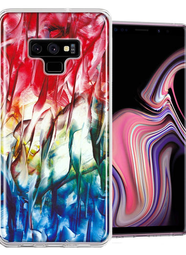 Samsung Galaxy Note 9 Land Sea Abstract Design Double Layer Phone Case Cover