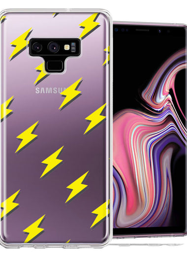 Samsung Galaxy Note 9 Electric Lightning Bolts Design Double Layer Phone Case Cover