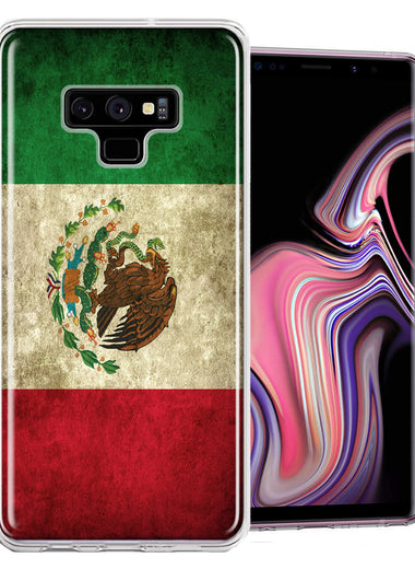 Samsung Galaxy Note 9 Mexico Flag Design Double Layer Phone Case Cover