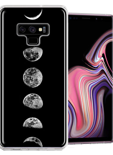 Samsung Galaxy Note 9 Moon Transitions Design Double Layer Phone Case Cover