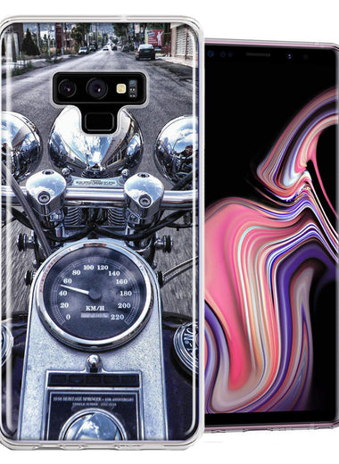 Samsung Galaxy Note 9 Motorcycle Chopper Design Double Layer Phone Case Cover