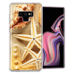Samsung Galaxy Note 9 Sand Shells Starfish Design Double Layer Phone Case Cover