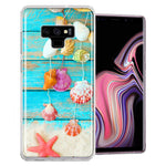Samsung Galaxy Note 9 Seashell Wind chimes Design Double Layer Phone Case Cover