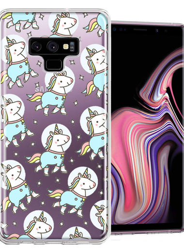 Samsung Galaxy Note 9 Space Unicorns Design Double Layer Phone Case Cover