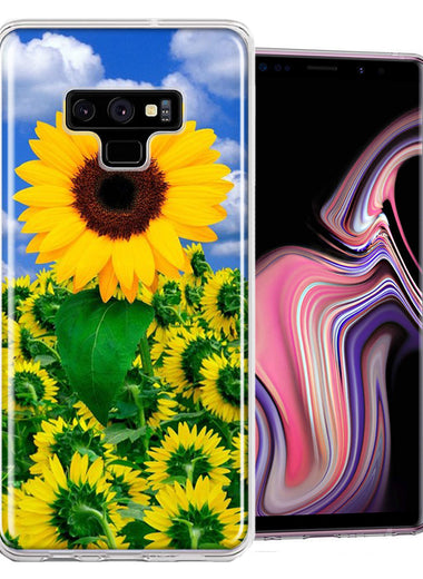 Samsung Galaxy Note 9 Sunflowers Design Double Layer Phone Case Cover