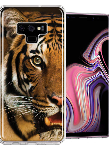 Samsung Galaxy Note 9 Tiger Face Design Double Layer Phone Case Cover