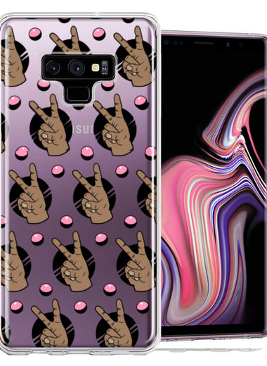 Samsung Galaxy Note 9 Peace for All Design Double Layer Phone Case Cover