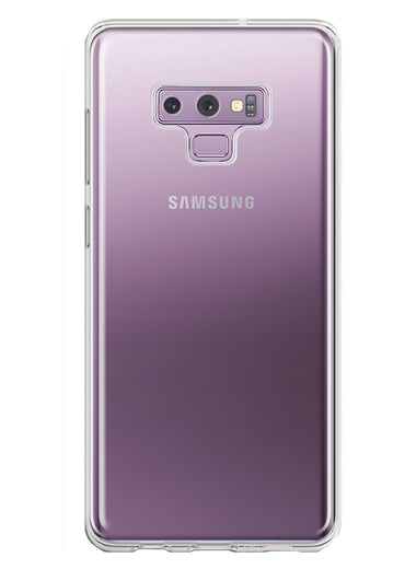 Samsung Galaxy Note 9 Clear Shockproof Heavy Duty Double Layer Dual Hybrid Protective Phone Case Cover