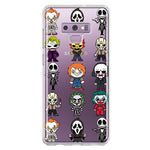 Samsung Galaxy Note 9 Cute Classic Halloween Spooky Cartoon Characters Hybrid Protective Phone Case Cover