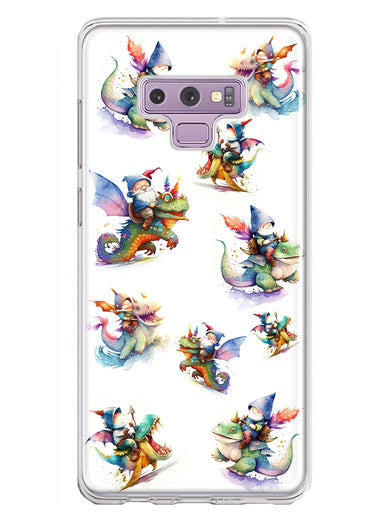 Samsung Galaxy Note 9 Cute Fairy Cartoon Gnomes Dragons Monsters Hybrid Protective Phone Case Cover