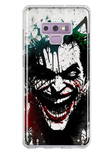 Samsung Galaxy Note 9 Laughing Joker Painting Graffiti Hybrid Protective Phone Case Cover
