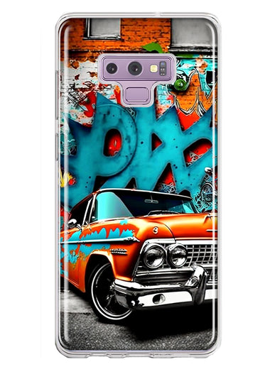 Samsung Galaxy Note 9 Lowrider Painting Graffiti Art Hybrid Protective Phone Case Cover