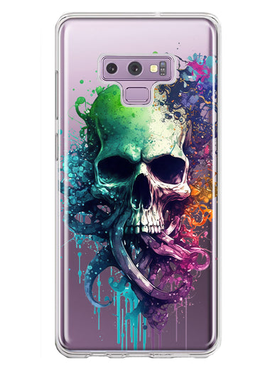 Samsung Galaxy Note 9 Fantasy Octopus Tentacles Skull Hybrid Protective Phone Case Cover