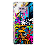 Samsung Galaxy Note 9 Urban Graffiti Street Art Painting Hybrid Protective Phone Case Cover