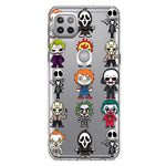 Motorola Moto One 5G Cute Classic Halloween Spooky Cartoon Characters Hybrid Protective Phone Case Cover