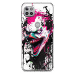 Motorola Moto One 5G Evil Joker Face Painting Graffiti Hybrid Protective Phone Case Cover