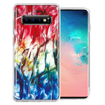 Samsung Galaxy S10 Plus Land Sea Abstract Design Double Layer Phone Case Cover