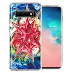 Samsung Galaxy S10 Plus Tie Dye Abstract Design Double Layer Phone Case Cover