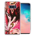 Samsung Galaxy S10e Pink Abstract Design Double Layer Phone Case Cover